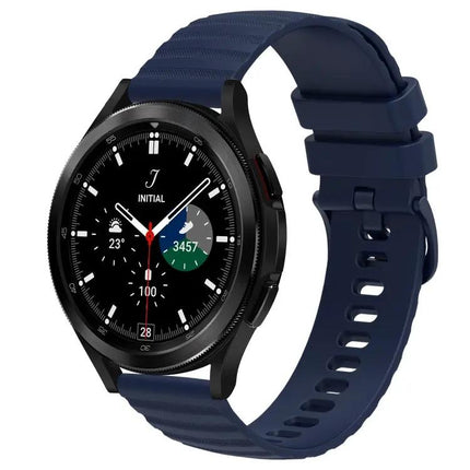 20mm Silicone Watch Band Wavy Dot for Galaxy Watch4 42/46mm