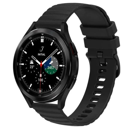 20mm Silicone Watch Band Wavy Dot for Galaxy Watch4 42/46mm