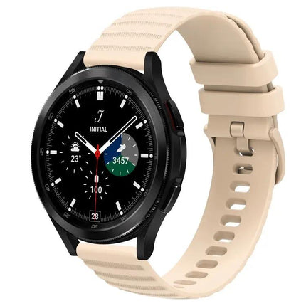 20mm Silicone Watch Band Wavy Dot for Galaxy Watch4 42/46mm