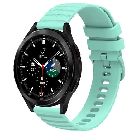 20mm Silicone Watch Band Wavy Dot for Galaxy Watch4 42/46mm
