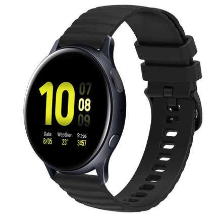 20mm Wavy Dot Silicone Band For Galaxy Watch Active2 40/44mm