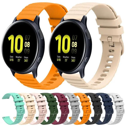 20mm Wavy Dot Silicone Band For Galaxy Watch Active2 40/44mm