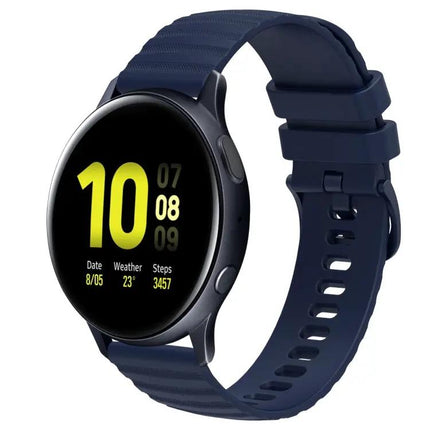 20mm Wavy Dot Silicone Band For Galaxy Watch Active2 40/44mm