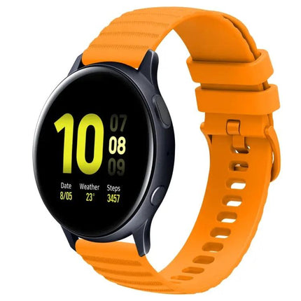 20mm Wavy Dot Silicone Band For Galaxy Watch Active2 40/44mm