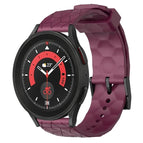 For Samsung Galaxy Watch 5 Pro 45mm / Wine Red