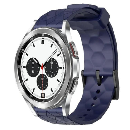 20mm Football Pattern Silicone Watch Band For Galaxy Watch 4