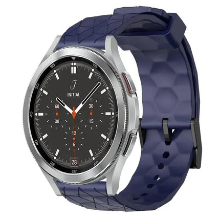 20mm Football Pattern Silicone Watch Band For Samsung