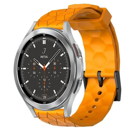 20mm Football Pattern Silicone Watch Band For Samsung