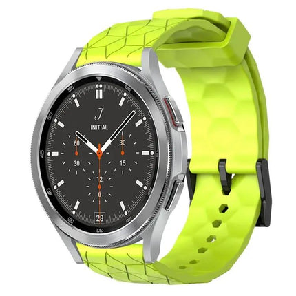 20mm Football Pattern Silicone Watch Band For Samsung