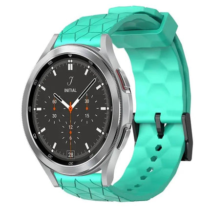 20mm Football Pattern Silicone Watch Band For Samsung