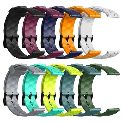 20mm Football Pattern Silicone Watch Band For Samsung