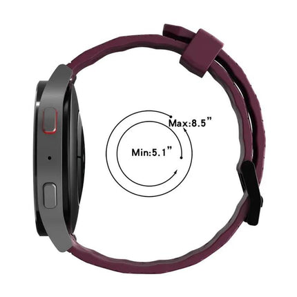 20mm Football Pattern Silicone Watch Band For Samsung