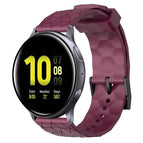 For Samsung Galaxy Watch Active 2 40mm / Wine Red