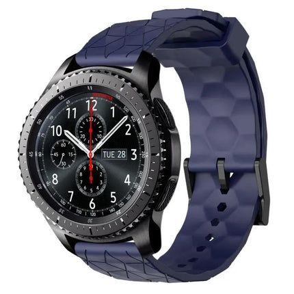 22mm Football Pattern Silicone Watch Band Samsung Gear S3