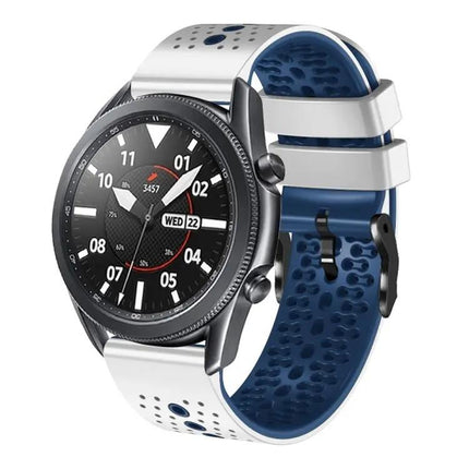 22mm Perforated Two-Tone Silicone Band Galaxy 45/46mm