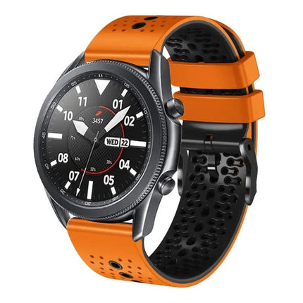 22mm Perforated Two-Tone Silicone Band Galaxy 45/46mm