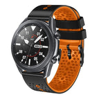 For Samsung Galaxy Watch3 45mm / Black+Orange