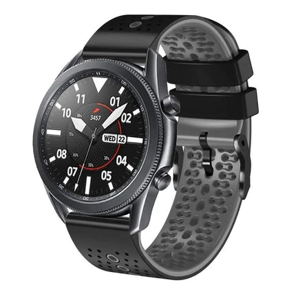 22mm Perforated Two-Tone Silicone Band Galaxy 45/46mm