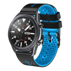 For Samsung Galaxy Watch3 45mm / Black+Blue