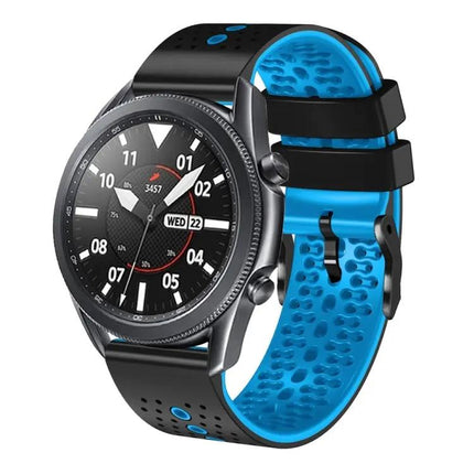 22mm Perforated Two-Tone Silicone Band Galaxy 45/46mm