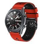 For Samsung Galaxy Watch3 45mm / Red+Black