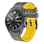 For Samsung Galaxy Watch3 45mm / Grey+Yellow
