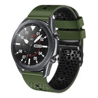 For Samsung Galaxy Watch3 45mm / Army Green+Black