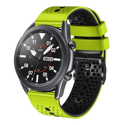 22mm Perforated Two-Tone Silicone Band Galaxy 45/46mm