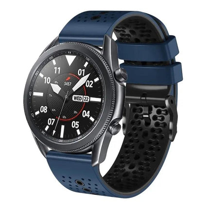 22mm Perforated Two-Tone Silicone Band Galaxy 45/46mm
