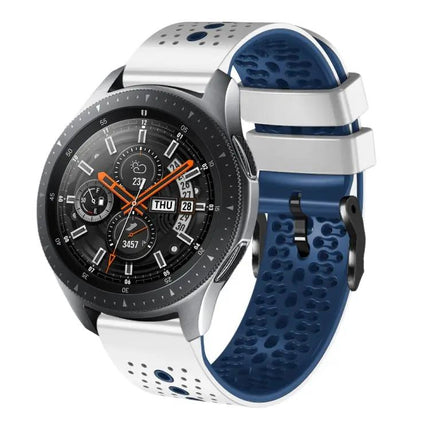 22mm Perforated Two-Tone Silicone Band Galaxy 45/46mm