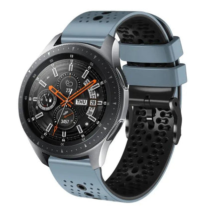 22mm Perforated Two-Tone Silicone Band Galaxy 45/46mm