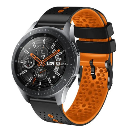 22mm Perforated Two-Tone Silicone Band Galaxy 45/46mm