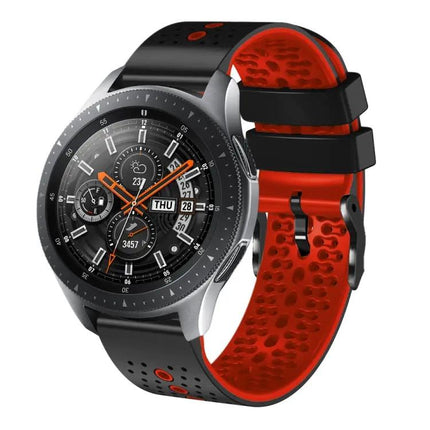 22mm Perforated Two-Tone Silicone Band Galaxy 45/46mm