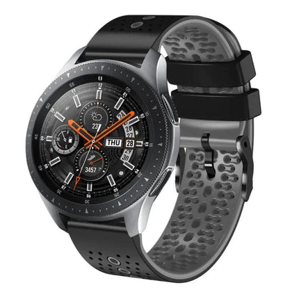 22mm Perforated Two-Tone Silicone Band Galaxy 45/46mm
