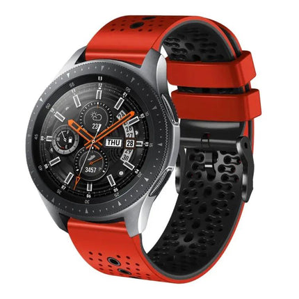22mm Perforated Two-Tone Silicone Band Galaxy 45/46mm