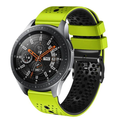 22mm Perforated Two-Tone Silicone Band Galaxy 45/46mm