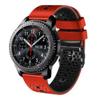 For Samsung Gear S3 Frontier / Red+Black