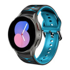 For Samsung Galaxy Watch 5 44mm / Black+Blue