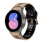 For Samsung Galaxy Watch 5 44mm / Khaki + Black