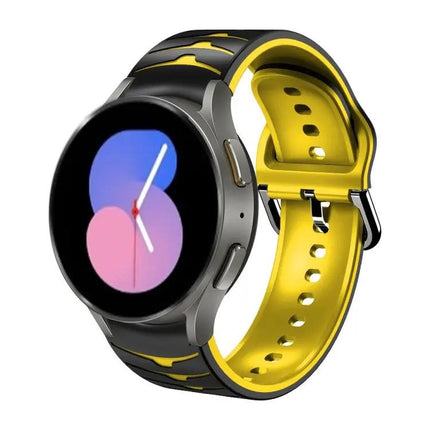 Curved Texture Silicone Watch Band For Galaxy Watch 5 40mm