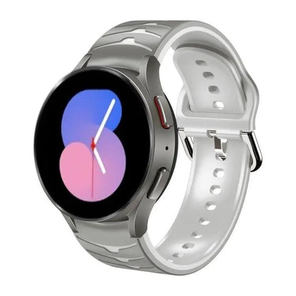Curved Texture Silicone Watch Band For Galaxy Watch 5 40mm