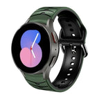 For Samsung Galaxy Watch 5 40mm / Army Green + Black