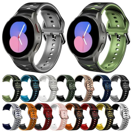 Curved Texture Silicone Watch Band For Galaxy Watch 5 40mm