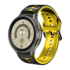 For Samsung Galaxy Watch 5 Pro 45mm / Black+Yellow