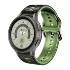 For Samsung Galaxy Watch 5 Pro 45mm / Black+Green
