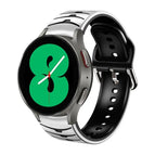 For Samsung Galaxy Watch 4 44mm / White+Black