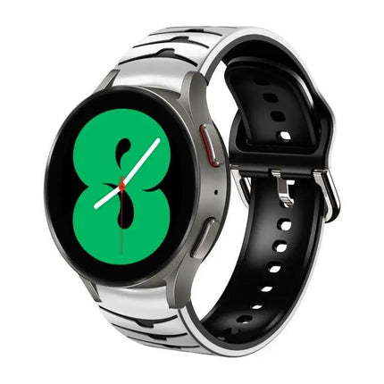 Curved Silicone Watch Band For Samsung Galaxy Watch 4 44mm