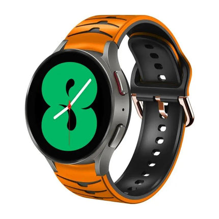 Curved Silicone Watch Band For Samsung Galaxy Watch 4 44mm