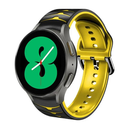 Curved Silicone Watch Band For Samsung Galaxy Watch 4 44mm