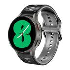 For Samsung Galaxy Watch 4 44mm / Black+Grey